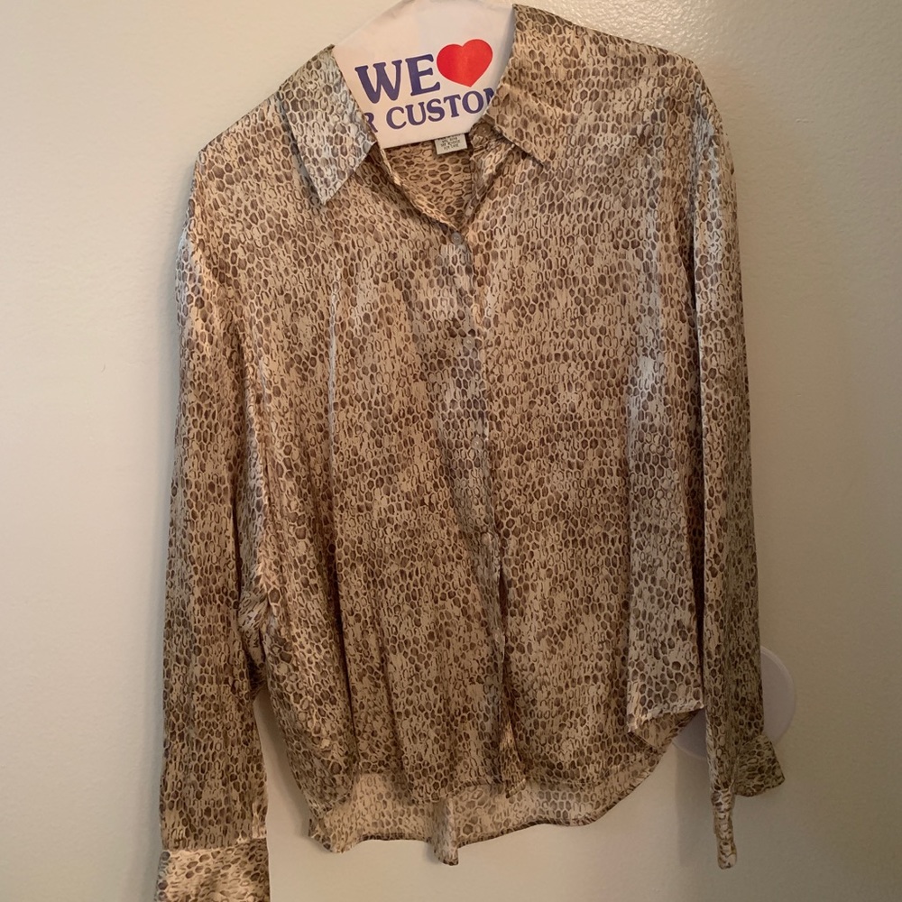 Limited edition Snake skin blouse